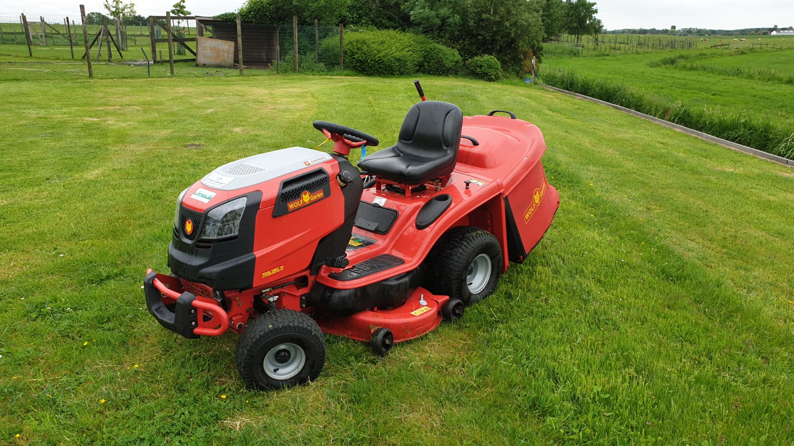 wolf 105.180 H hydrostatic 2 cilinder Kawasaki zitmaaier - M. den